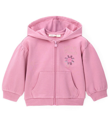 Толстовка на молнии для маленькой девочки