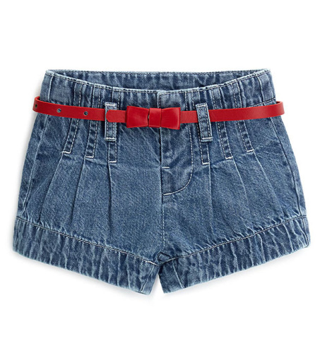 Шорты с ремнем для маленькой девочки