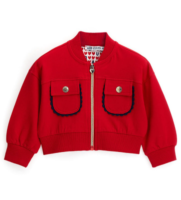 Толстовка на молнии для маленькой девочки