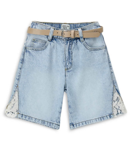 Шорты с ремнем для девочки