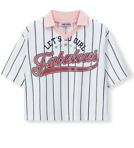 Футболка-поло для девочки