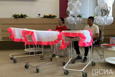 Лея, Мила и Юна. В Якутске выписали первую в 2024 году тройню / Мария Горохова Якутск Якутск Республика Саха (Якутия)