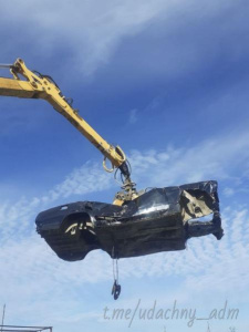 Удачный очищается от металлического мусора /    