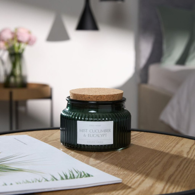 Свеча ароматическая Огуречный мист и эвкалипт/Mist cucumber&Eucalypt