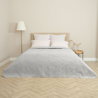 Покрывало Листочки/Fogliare, дымчатое