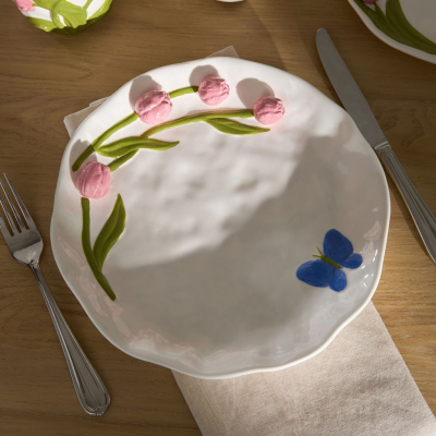 Тарелка Тюльпаны/Tulipani in Fiore II