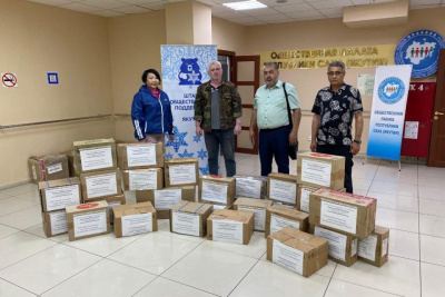 Азербайджанская община Якутии передала гуманитарную помощь жителям Курской области / Майя Гоголева   