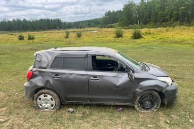 В Якутии 18-летняя девушка без прав опрокинулась на автомобиле / ЯСИА   Республика Саха (Якутия)