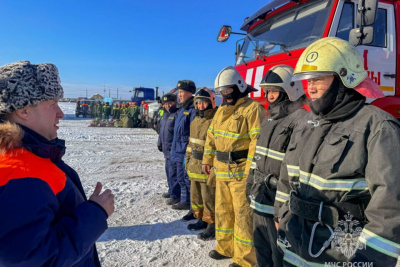 В Намцах отработали действия по защите от паводка / ЯСИА   