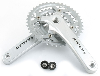 Система Prowheel Zephyr 600 квадрат (серебристый 175 мм 42 / 32 / 24)