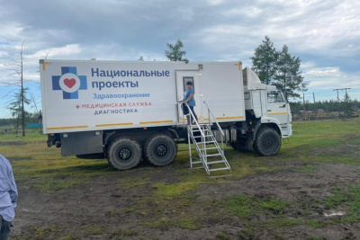 Врачи Чурапчинской ЦРБ совершили 83 выезда на передвижном медицинском комплексе / ЯСИА   