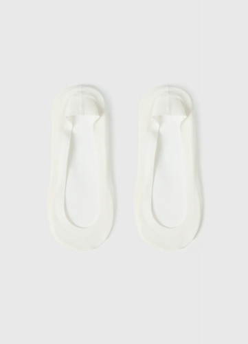 Носки-подследники, Белый