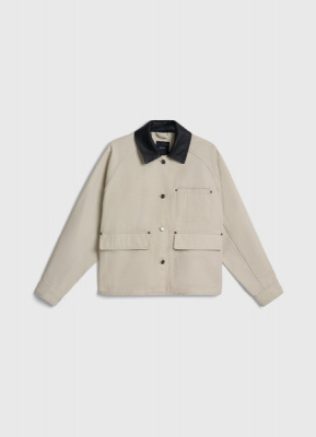 Куртка из канваса для девочек, Бежевый