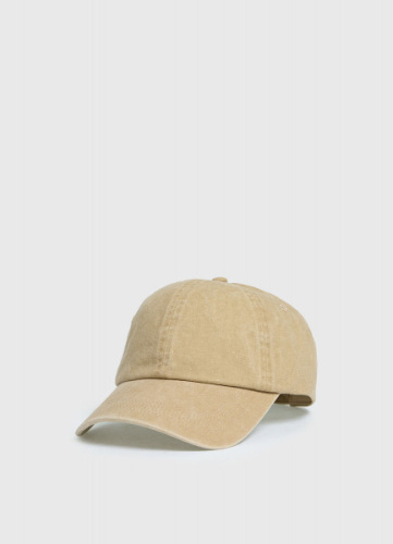 Бейсболка с эффектом варки, Бежевый