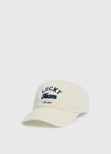 Бейсболка с вышивкой, Белый