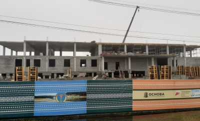 До конца года в Амге возведут короб здания новой поликлиники / ЯСИА   