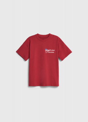 Футболка с принтом для мальчиков, Красный