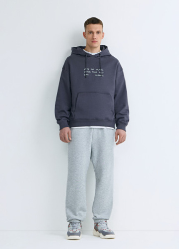 Трикотажные джоггеры, Серый