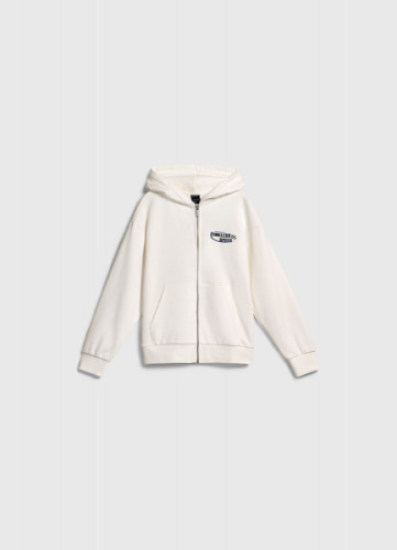 Толстовка на молнии с принтом для мальчиков, Бежевый