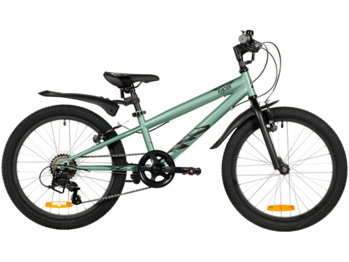 Детский велосипед Novatrack Racer 20, год 2026, цвет Зеленый
