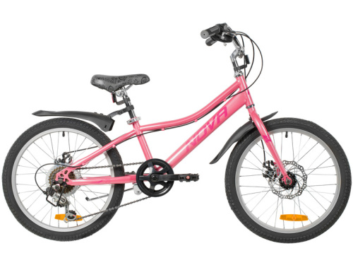 Детский велосипед Novatrack Alice 20 Disc, год 2026, цвет Розовый