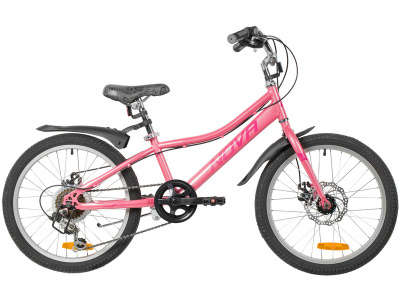 Детский велосипед Novatrack Alice 20 Disc, год 2026, цвет Розовый