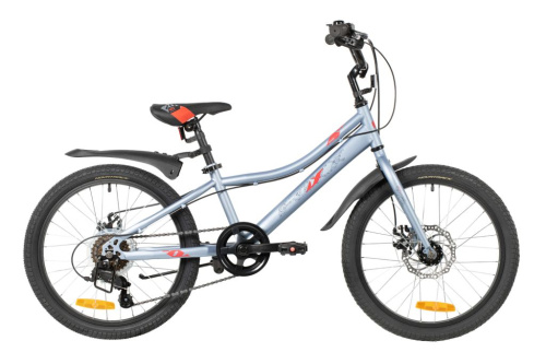 Детский велосипед Foxx Differ 20 Disc, год 2026, цвет Серый