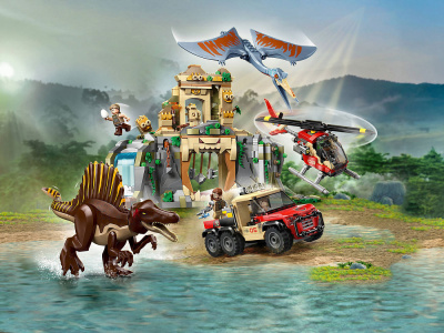 Jurassic World 76976 Конструктор Спинозавр и кетцалькоатль: Воздушная миссия