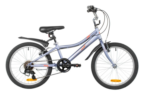 Детский велосипед Foxx Jasmine 20 V, год 2026, цвет Голубой