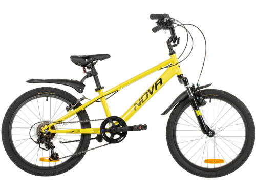 Детский велосипед Novatrack Pointer 20, год 2026, цвет Желтый