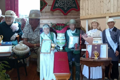 В Хангаласском районе Якутии поздравили юбиляров совместной жизни / ЯСИА   