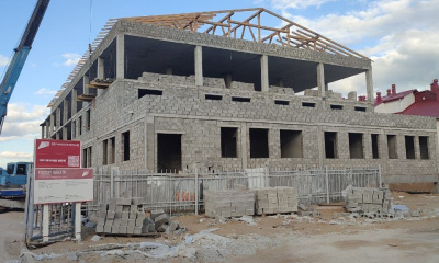 Продолжается строительство крупного медицинского объекта в Вилюйском районе Якутии / ЯСИА   