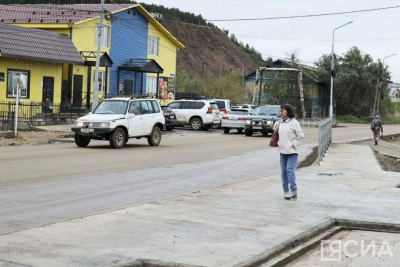 Строительная готовность участка автодороги «Умнас» в Олекминске превысила 60% / ЯСИА   