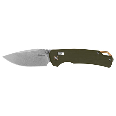 Складной нож Kershaw Proximal, сталь D2, рукоять G10, оливковый