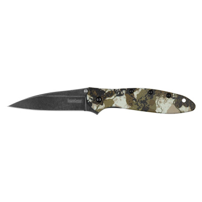 Полуавтоматический складной нож Kershaw Leek Kings Camo, сталь 14C28N, рукоять алюминий