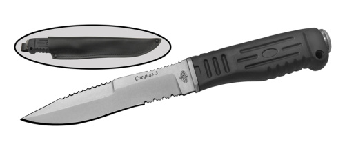 Тактический нож Витязь Спецназ-3, сталь AUS-8, рукоять эластрон