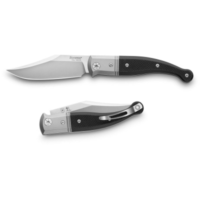 Складной нож LionSteel Gitano, сталь Niolox, рукоять Black G10