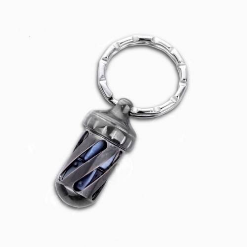 Брелок-капсула с игральными кубиками Acorn Dice Blue Titanium,Lion Steel, Нержавеющая сталь,синий, L/DD TiBL