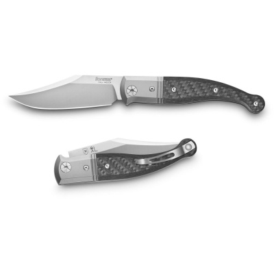 Складной нож LionSteel Gitano, сталь Niolox, рукоять Carbon fibre