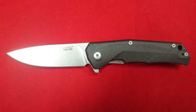 Складной нож LionSteel T.R.E., сталь M390, рукоять титан/G10, черный