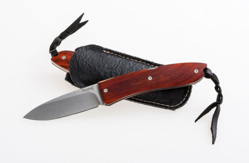 Складной нож LionSteel Opera, сталь D2, рукоять Santos wood