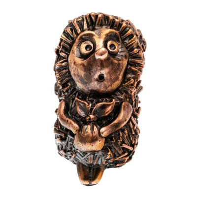 Бусина для темляка Ёжик, бронза