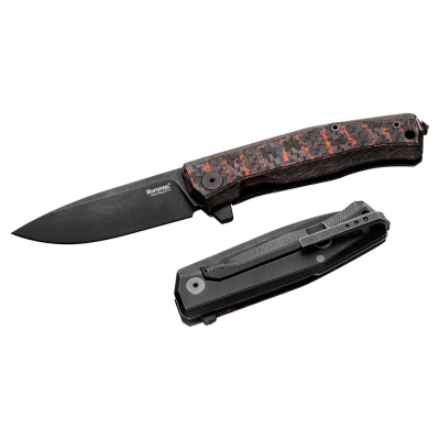 Складной нож LionSteel MT01, сталь MagnaCut, рукоять карбон/титан