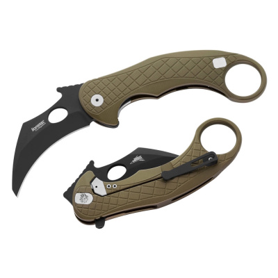 Складной нож LionSteel L.E.One, сталь Magnacut, рукоять алюминий, зеленый/черный