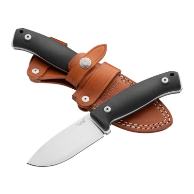 Нож с фиксированным клинком LionSteel M2M, сталь M390, рукоять G10, черный