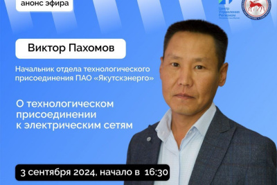 О технологическом присоединении к электрическим сетям расскажут якутянам в эфире соцсетей / ЯСИА   