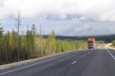 В Алданском районе Якутии заасфальтировали 18 километров трассы «Лена» / ЯСИА   