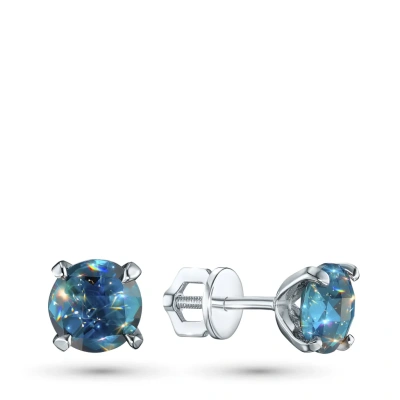 Пусеты из серебра с топазами э0609пс11250370