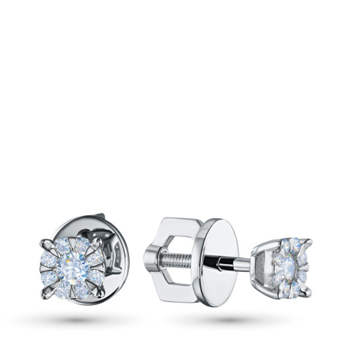 Пусеты из серебра э0612пс06210113