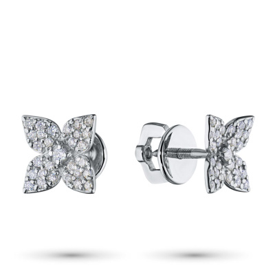 Пусеты из серебра э0612пс04201474